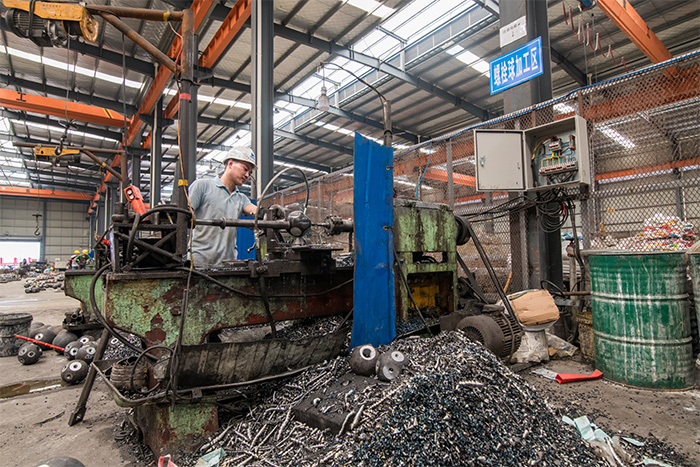 义马网架配件车间